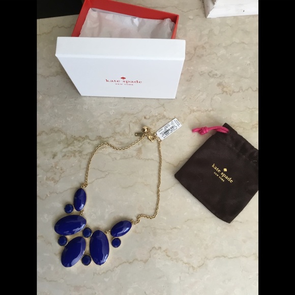 Kate Spade necklace, Cobalt multi - Picture 2 of 3